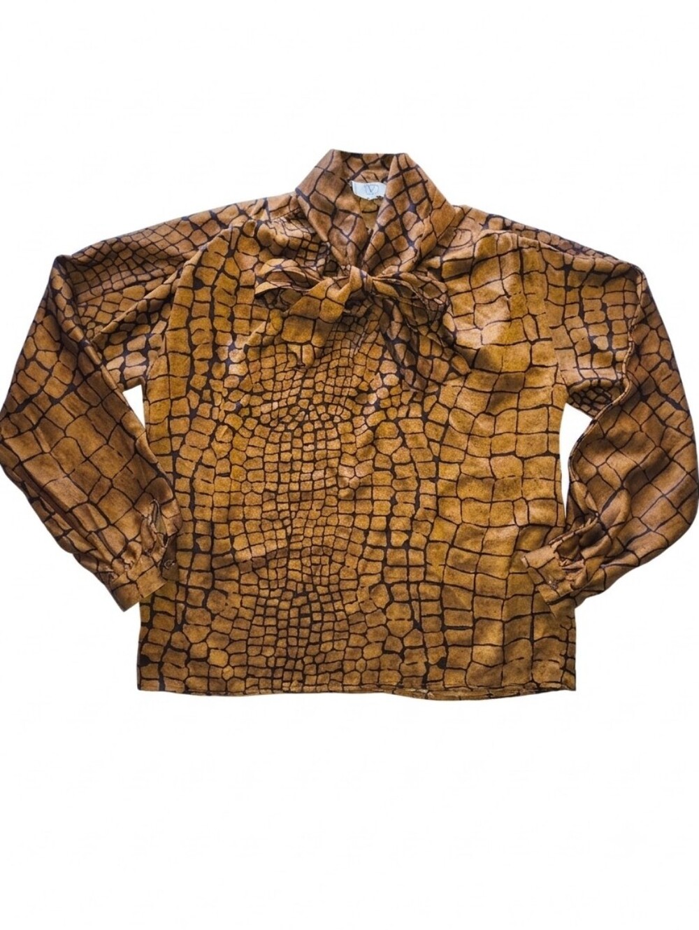 Valentino Silk Blouse With Neck Tie | Size M